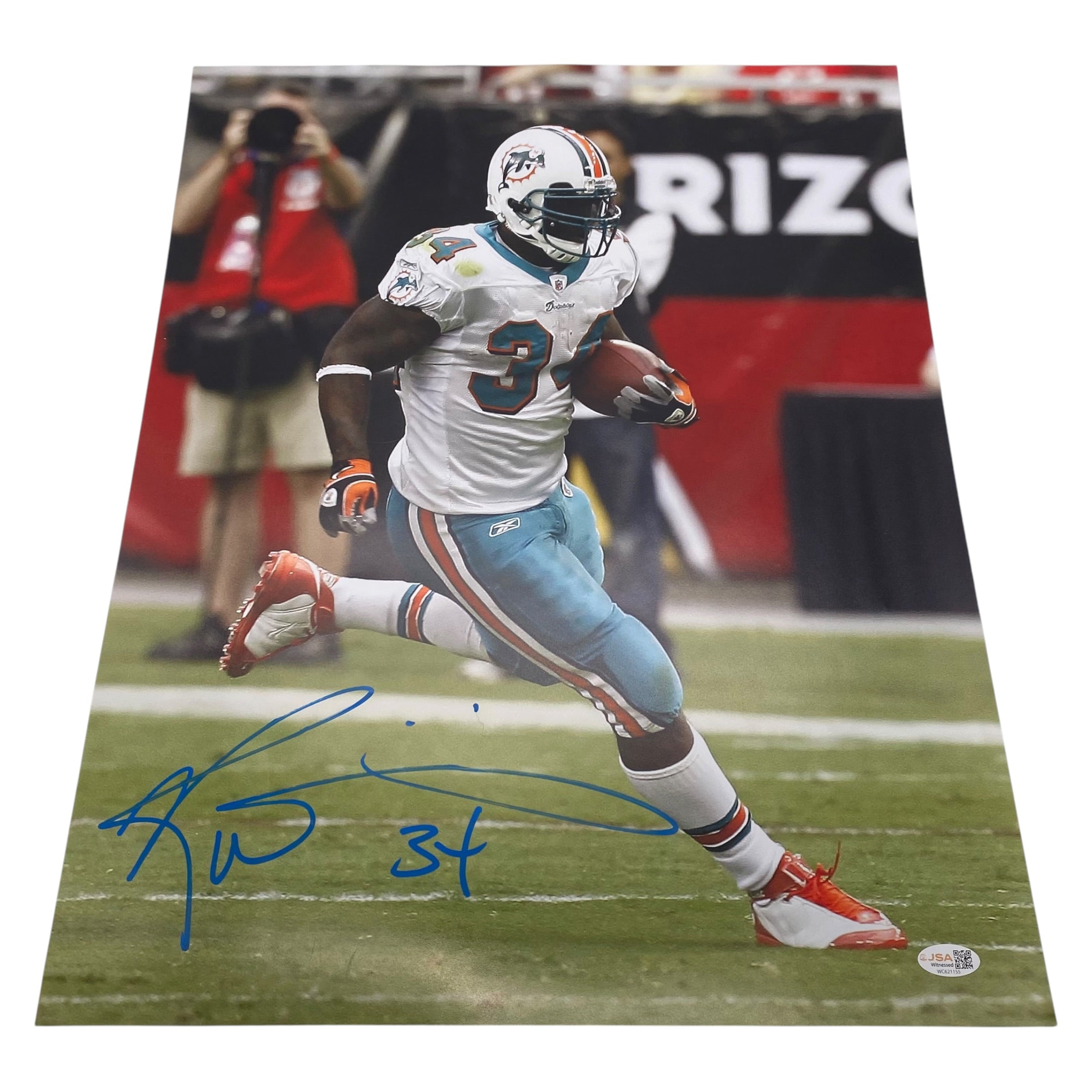 Ricky Williams Signed Miami Dolphins 16x20 Photo – VIP Memorabilia