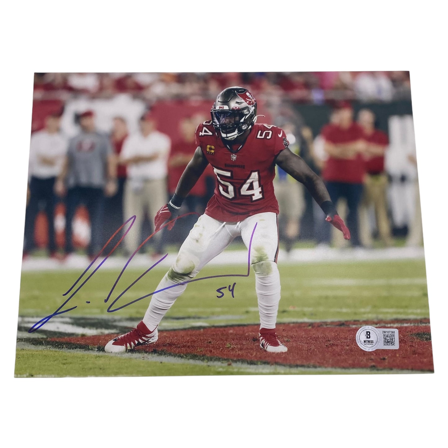 Lavonte David Signed Tampa Bay Buccaneers 8x10 Photo