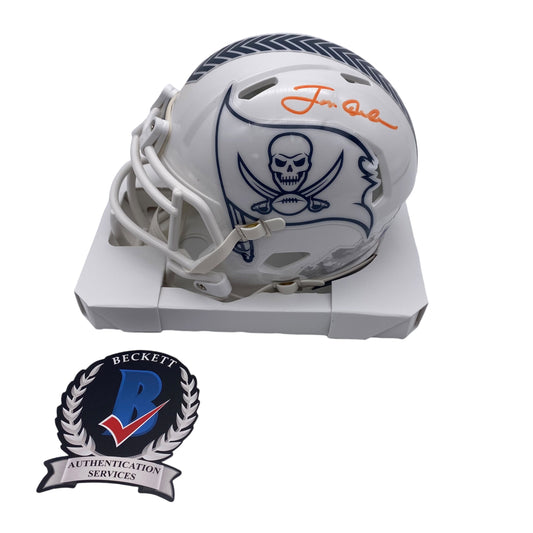 Coach Jon Gruden Signed Tampa Bay Buccaneers Salute to Service Mini Helmet