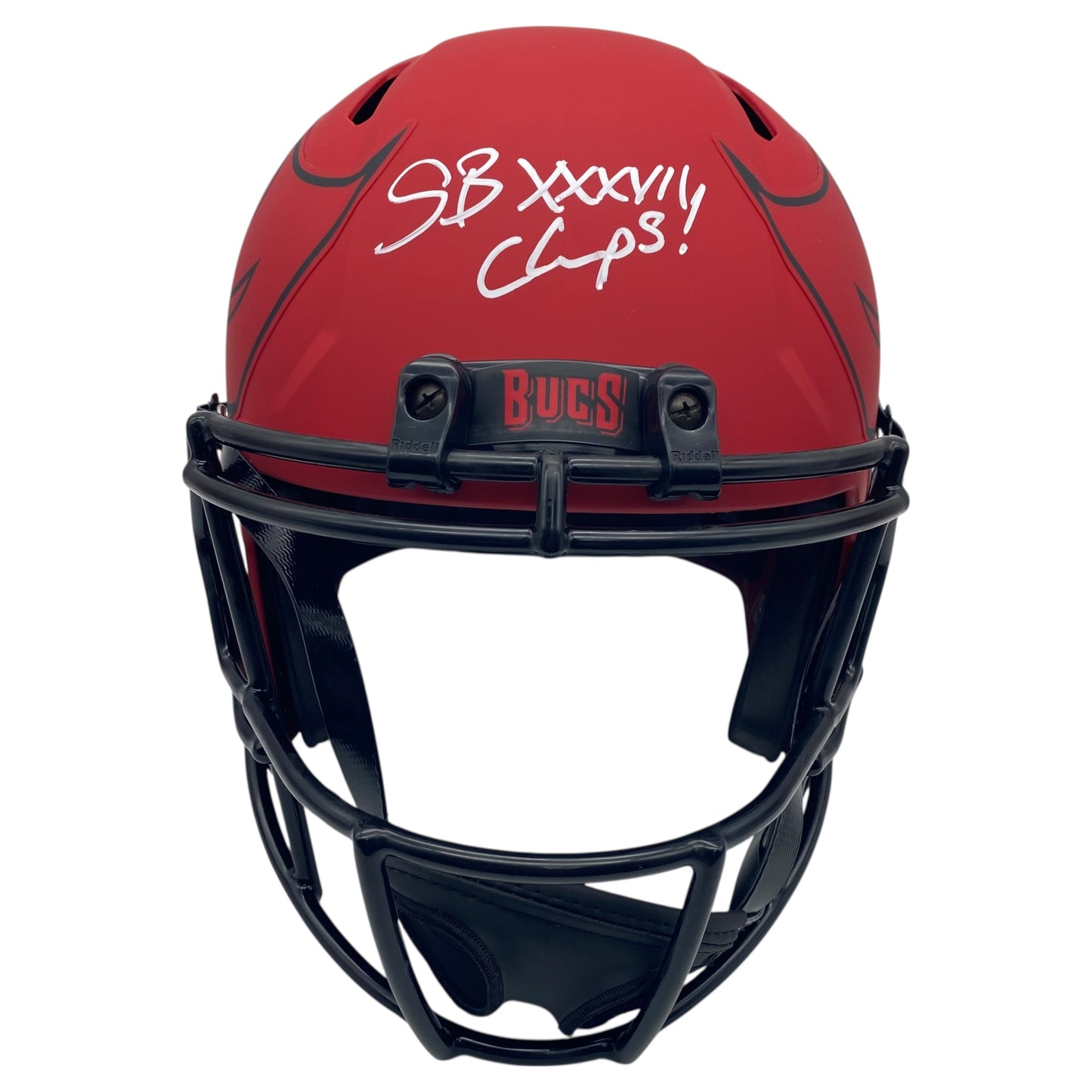 Warren Sapp Signed Tampa Bay Buccaneers Rave Alternate Full Size Replica Helmet