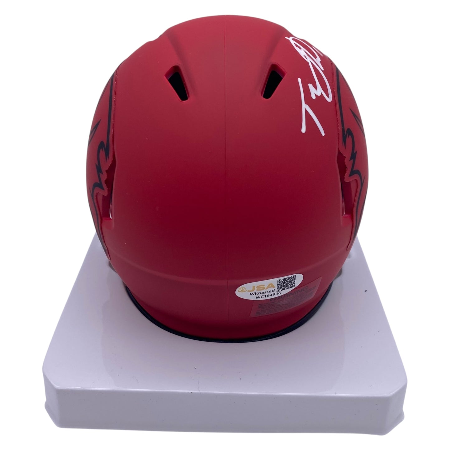 Tez Johnson Signed Tampa Bay Buccaneers Rave Alternate Mini Helmet