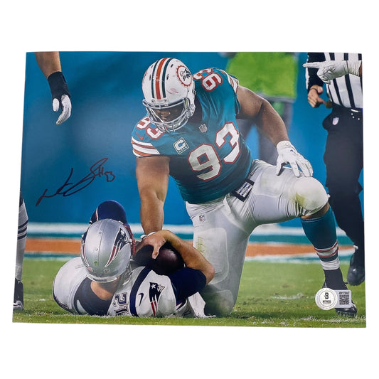 Ndamukong Suh Signed Miami Dolphins 8x10 Photo