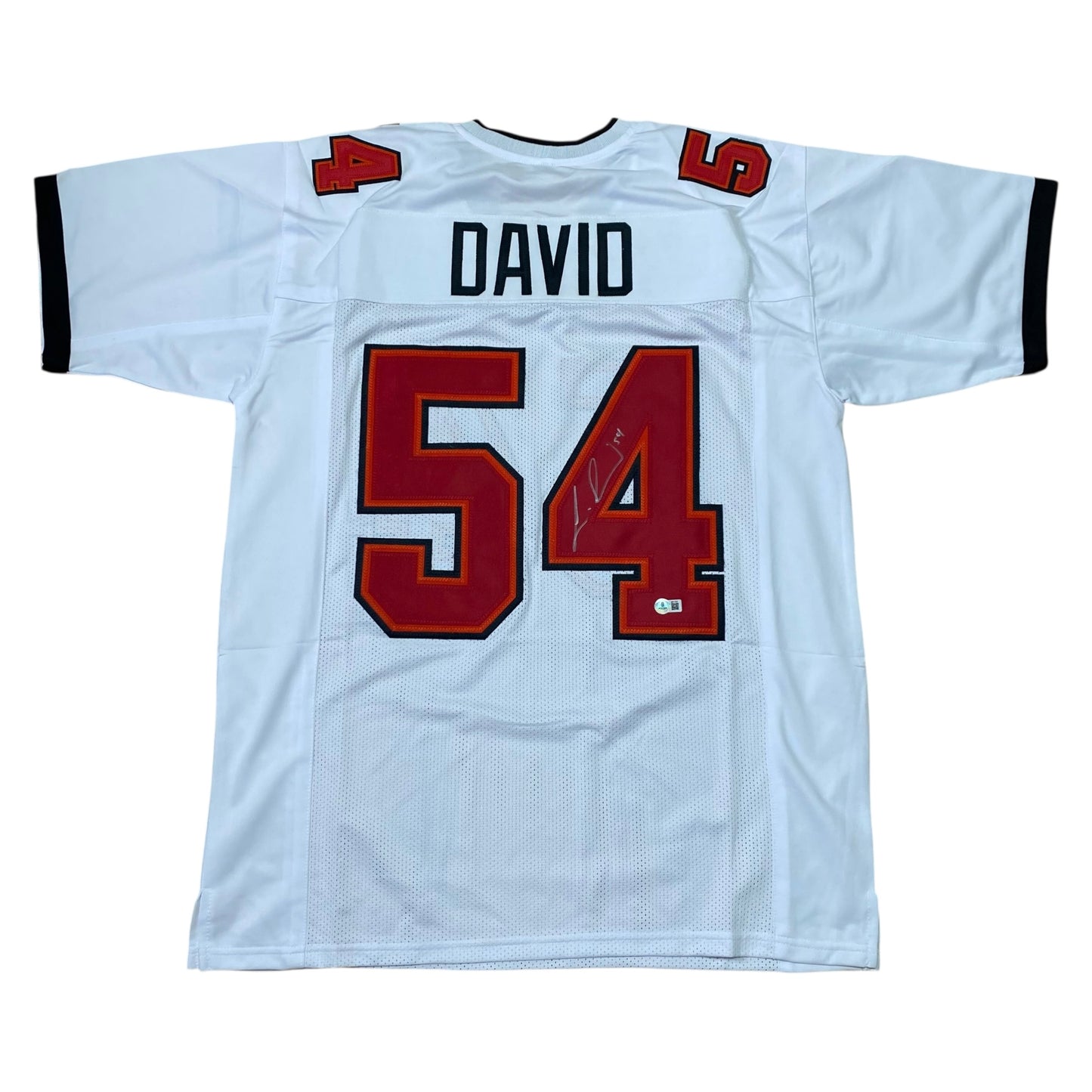 Lavonte David Signed #54 Stitched Jersey Tampa Bay Bucs Style White