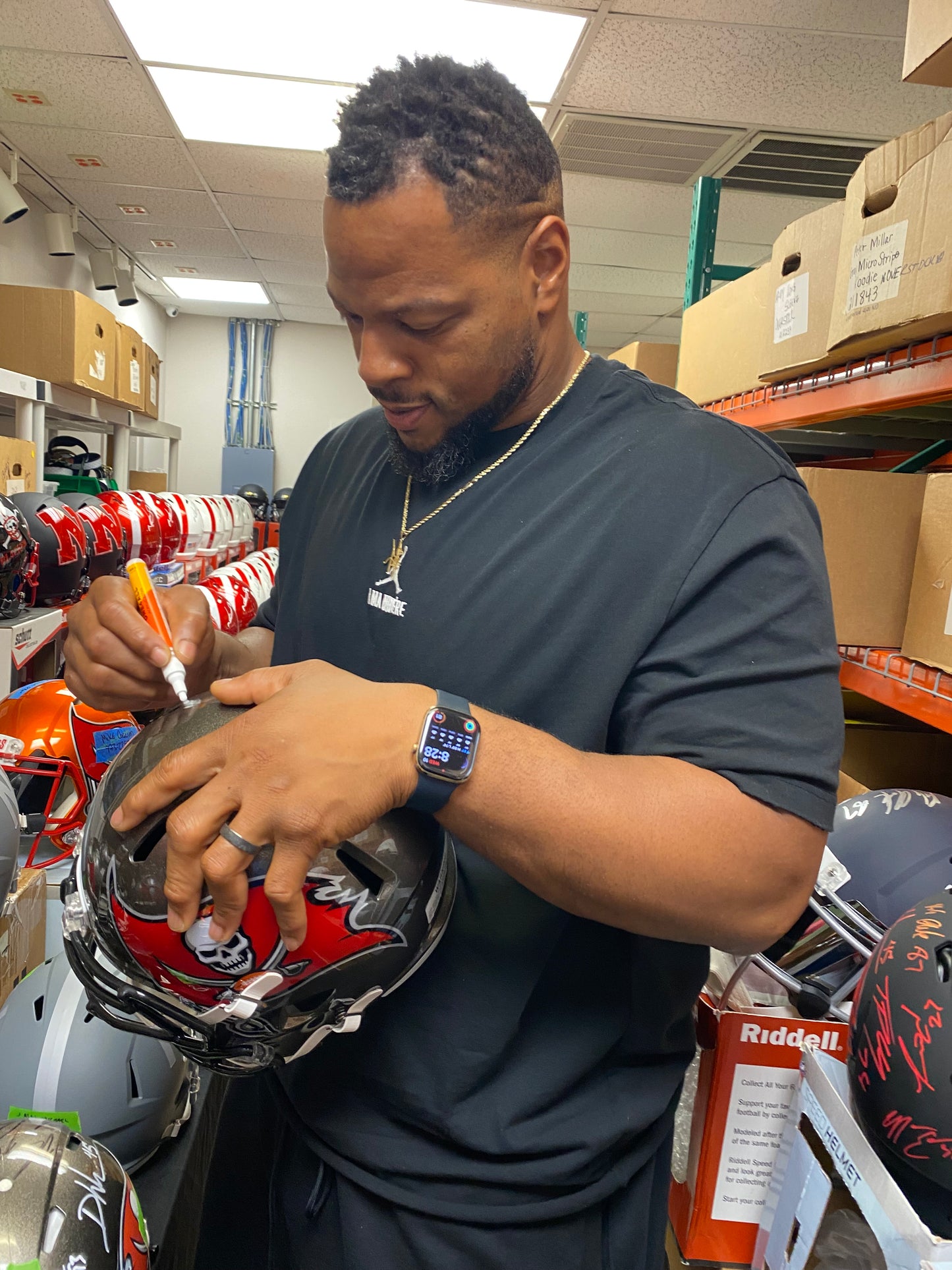 Ndamukong Suh Signed Tampa Bay Buccaneers Speed Full Size Replica Helmet