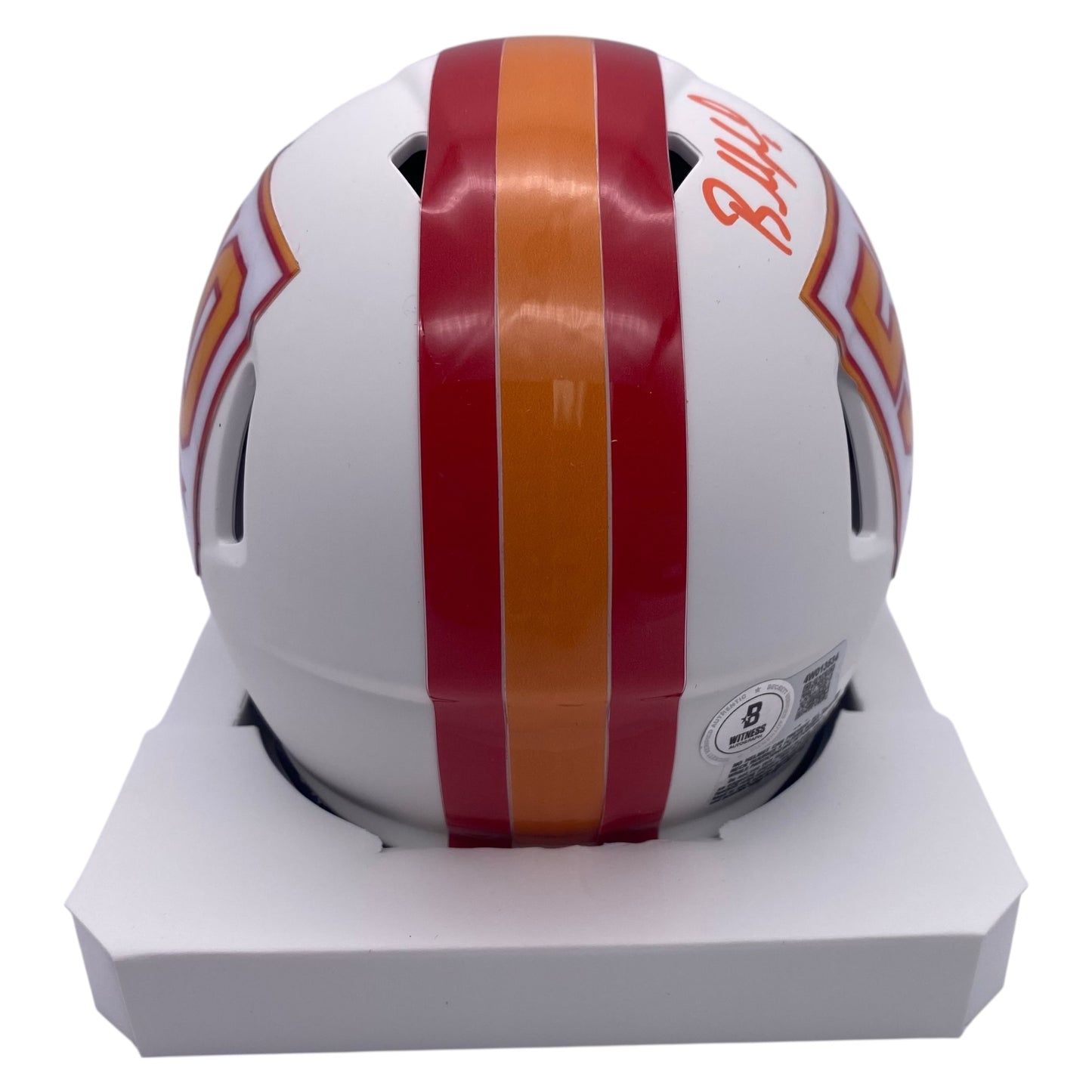 Baker Mayfield Signed Tampa Bay Buccaneers 50th Anniversary Alternate Speed Mini Helmet