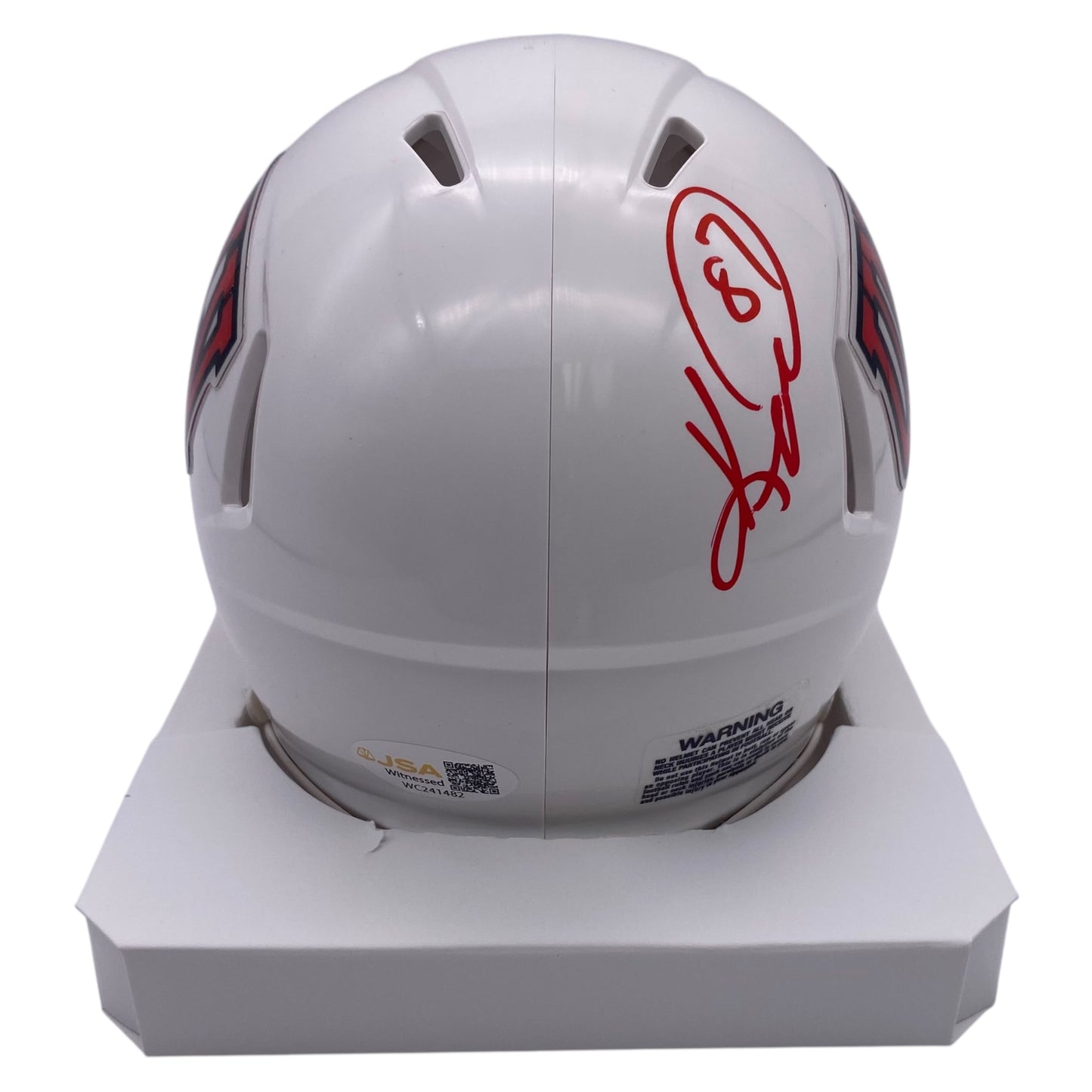 Keenan McCardell Signed UNLV Rebels Mini Speed Football Helmet