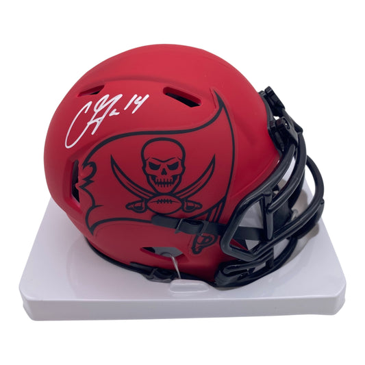 Chris Godwin Signed Tampa Bay Buccaneers Rave Alternate Speed Mini Helmet