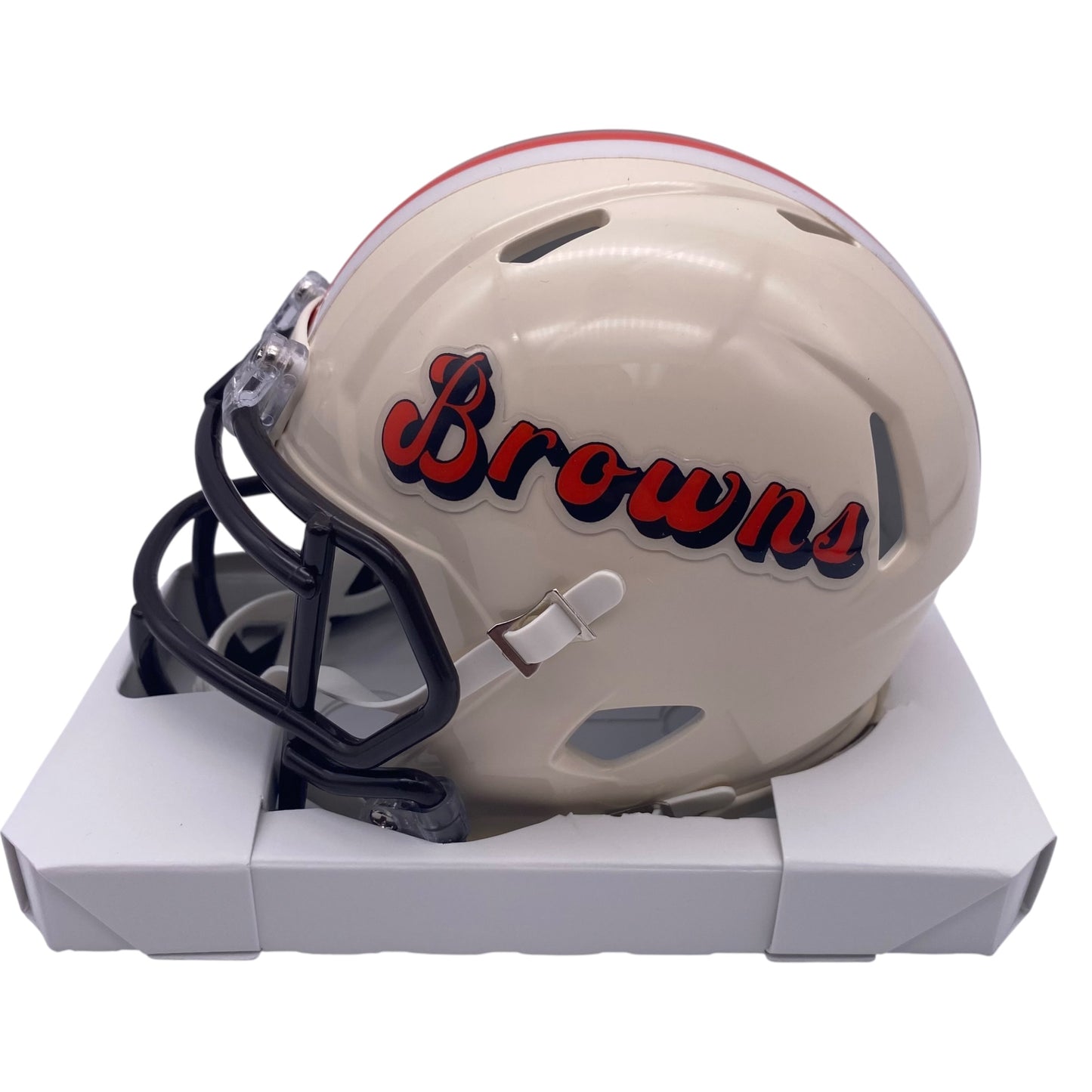 Joe Jurevicius Signed Cleveland Browns Retro Alternate Mini Helmet
