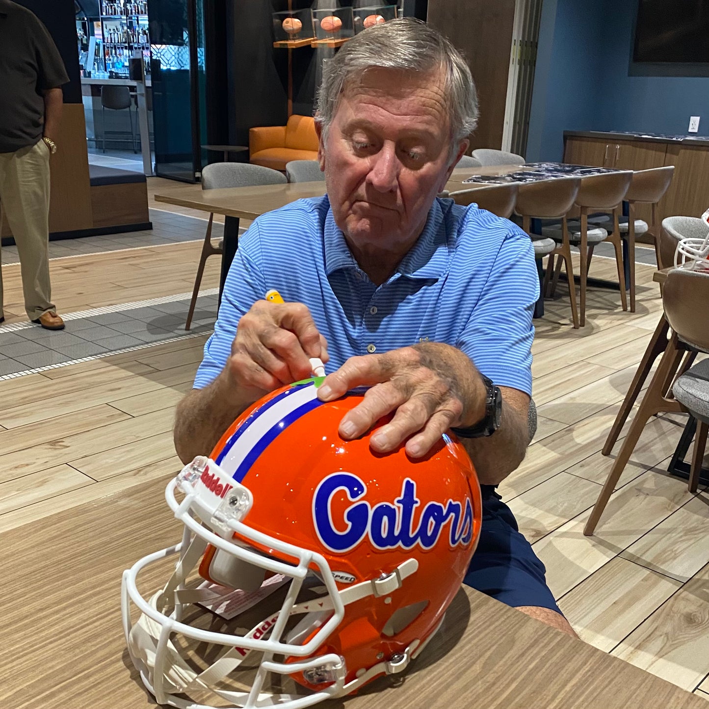 Steve Spurrier Signed Florida Gators Replica Full Size Speed Football Helmet