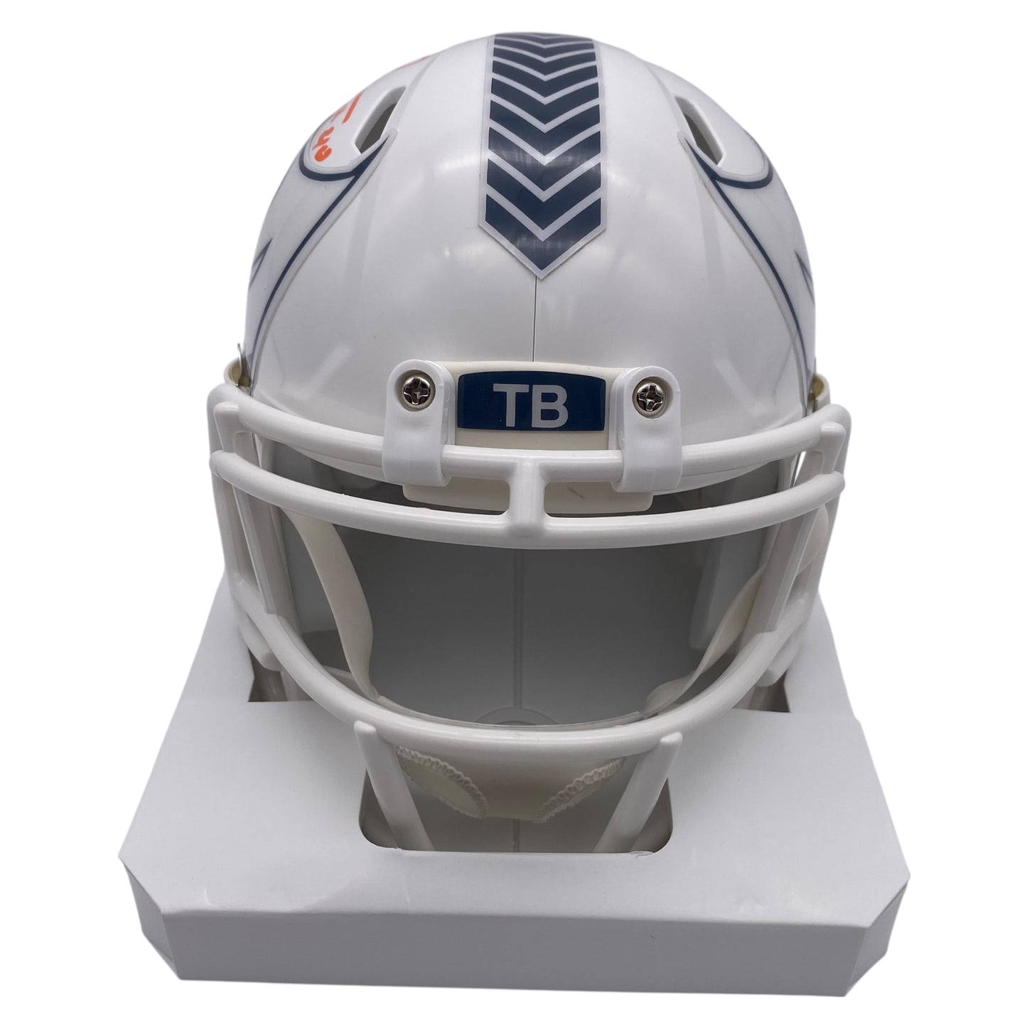 Mike Alstott Signed Tampa Bay Buccaneers 2024 Salute to Service Alternate Speed Mini Helmet