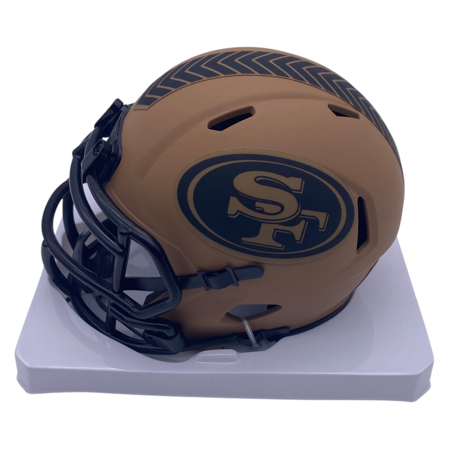 Trent Williams Signed San Francisco 49ers Salute to Service Alternate Speed Mini Helmet