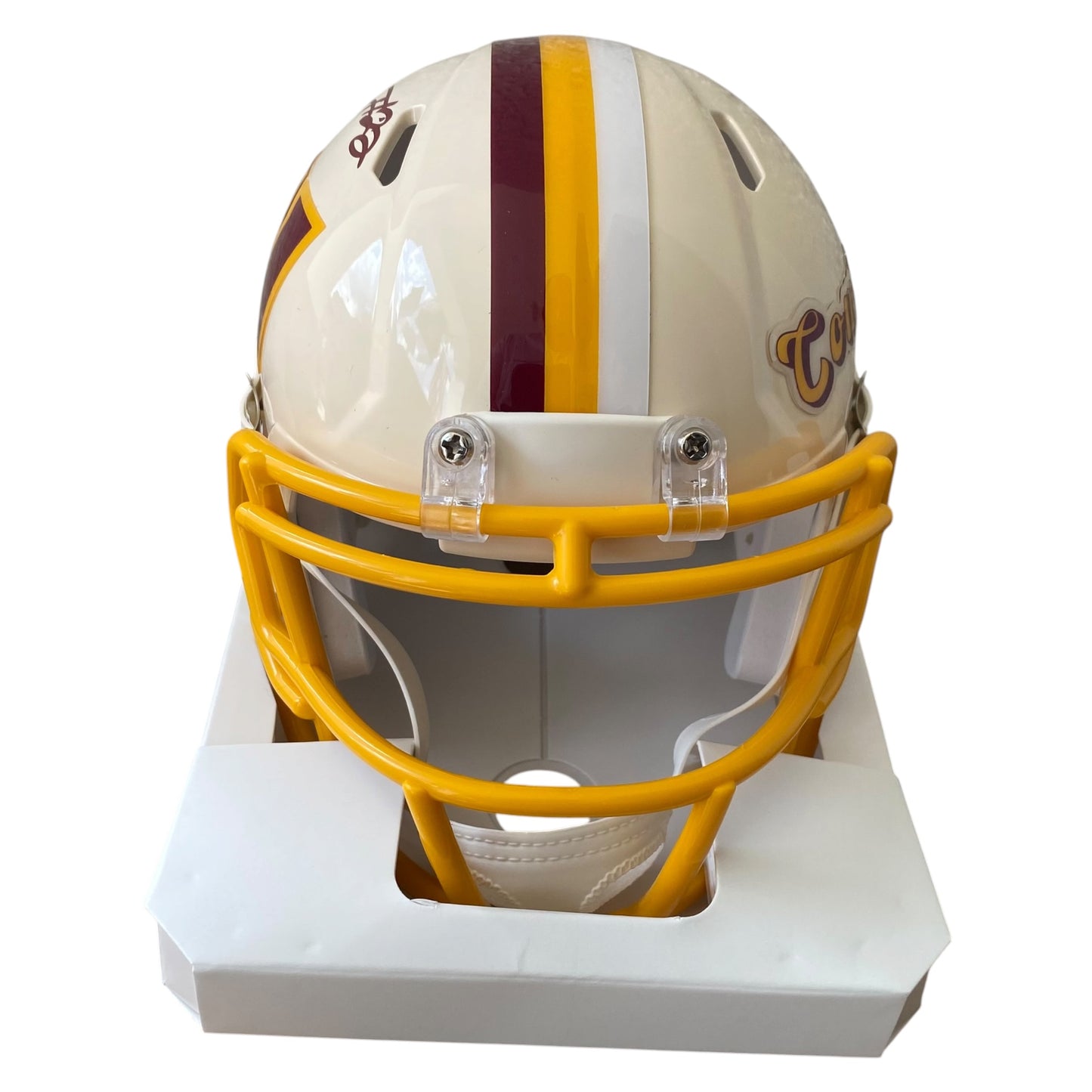 Jacory Croskey-Merritt Signed Washington Commanders Retro Alternate Mini Helmet