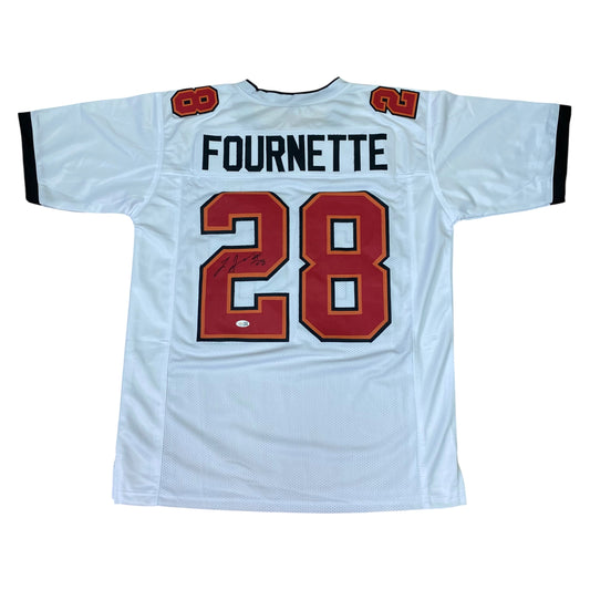 Leonard Fournette Signed White #28 Jersey - Tampa Bay Buccaneers RB