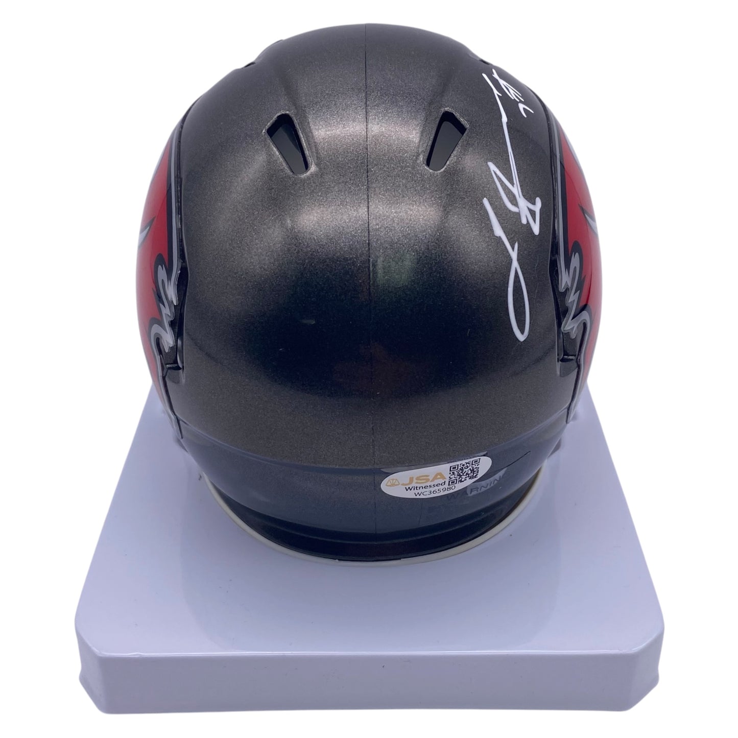 Leonard Fournette Signed Tampa Bay Buccaneers Speed Mini Football Helmet