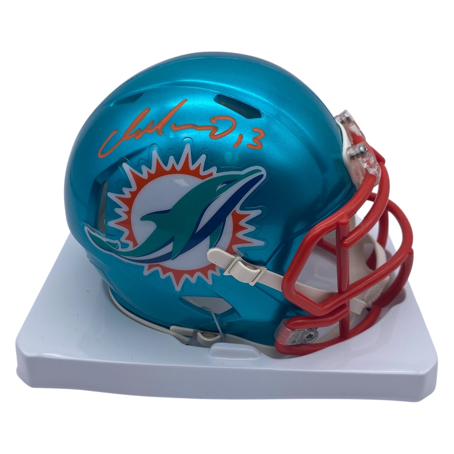 Dan Marino Signed Miami Dolphins Flash Alternate Speed Mini Helmet