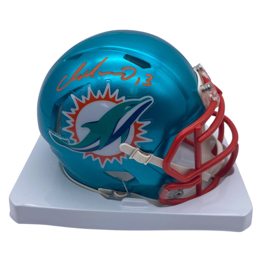 Dan Marino Signed Miami Dolphins Flash Alternate Speed Mini Helmet