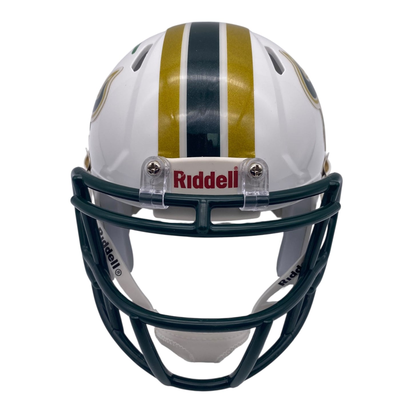 Brian Hartline Signed University of South Florida USF Bulls White Speed Mini Helmet