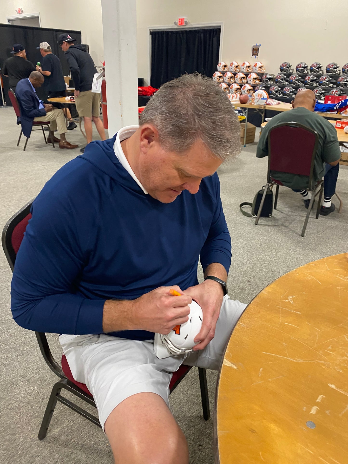 Ken Dilger Signed Illinois Fighting Illini Mini Speed Football Helmet