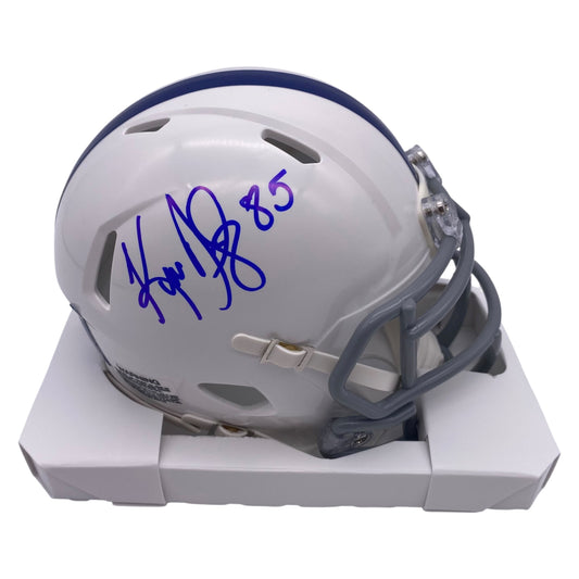 Ken Dilger Signed Indianapolis Colts Throwback Alternate Mini Speed Football Helmet
