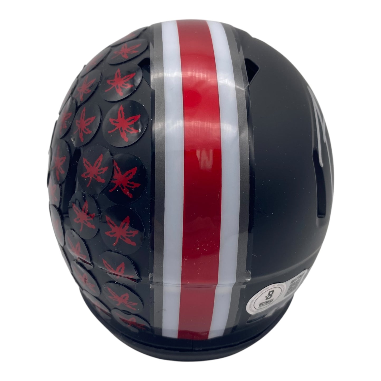 Brian Hartline Signed Ohio State Buckeyes Black Alternate Speed Mini Helmet