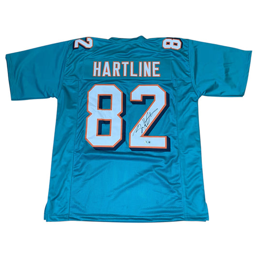 Brian Hartline Signed Teal #82 Jersey - Miami Dolphins Receiver