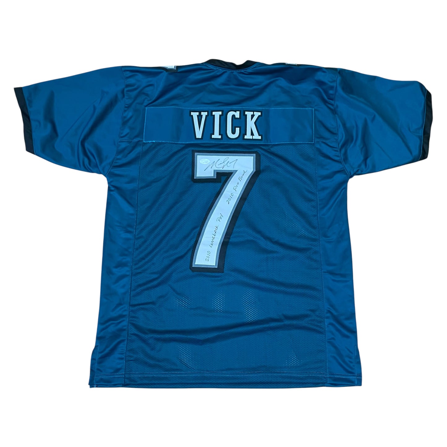 Michael Vick signed Green #7 stitched jersey - Philadelphia Eagles QB