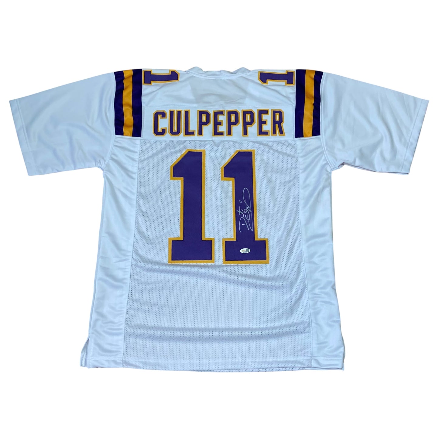 Daunte Culpepper signed White #11 stitched jersey - Minnesota Vikings QB