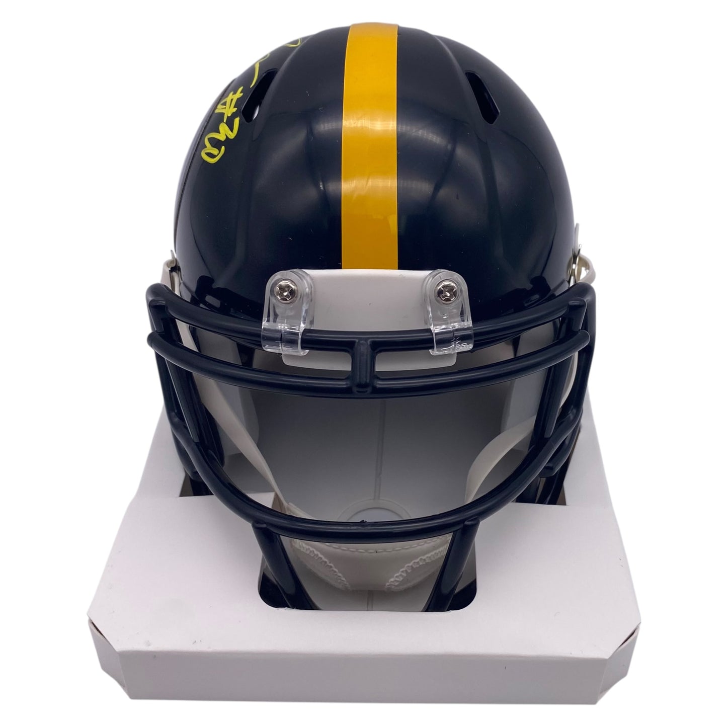 Jaylen Warren signed Pittsburgh Steelers Speed Mini Helmet
