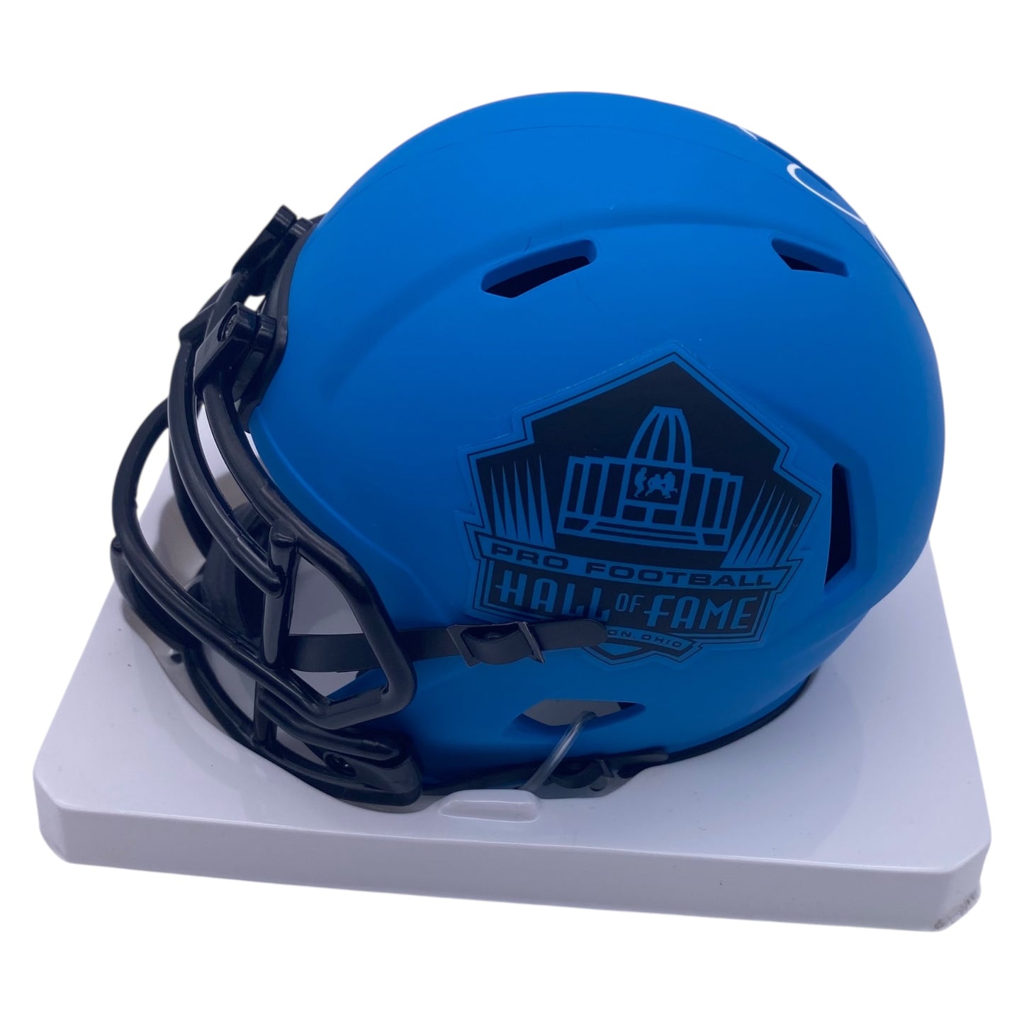 Ronde Barber Signed Tampa Bay Buccaneers Hall of Fame Rave Alternate Speed Mini Helmet