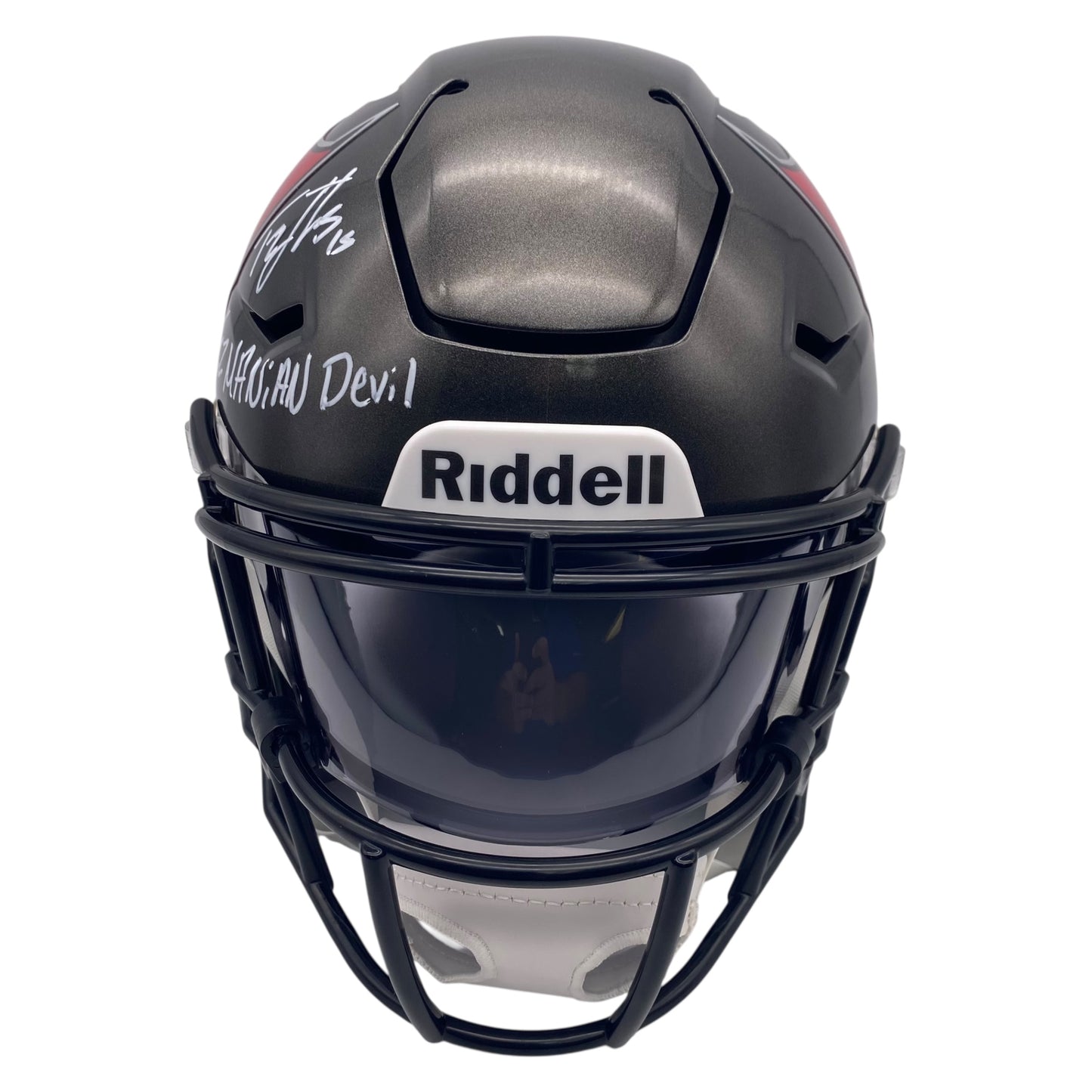 Tez Johnson Signed Tampa Bay Buccaneers MIDI Mid Size SpeedFlex Helmet