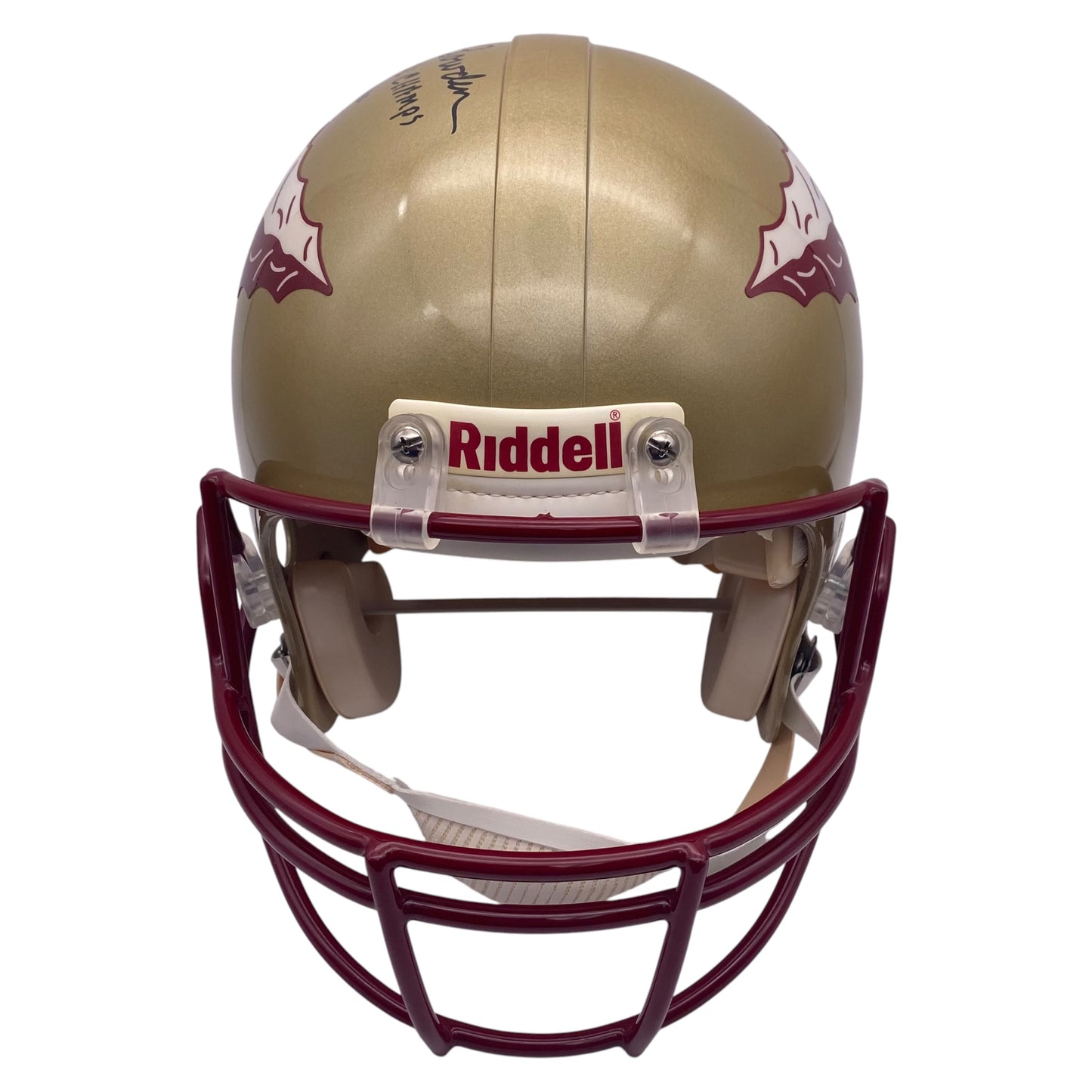 Coach Bobby Bowden Career Achievements Signed Florida State Seminoles Full Size Authentic Football Helmet