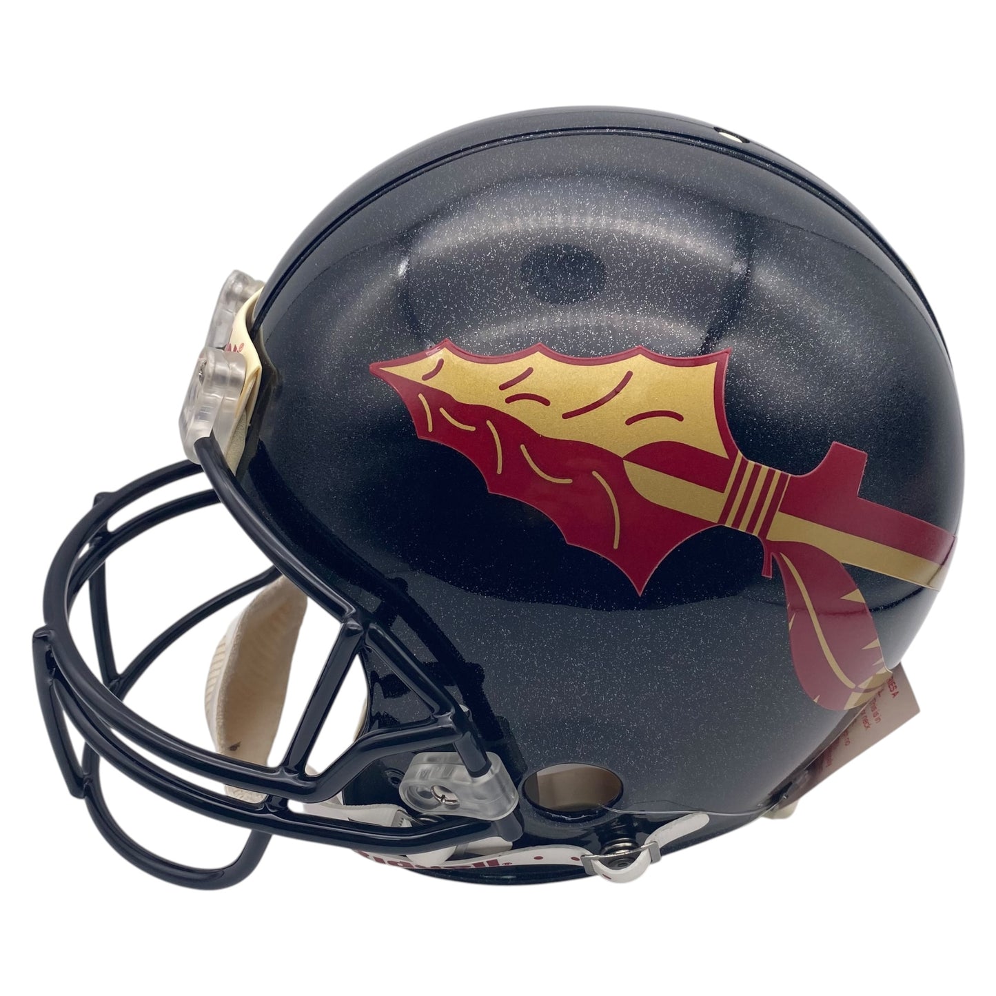 Coach Bobby Bowden Signed Florida State Seminoles Black Alternate Full Size Authentic Football Helmet