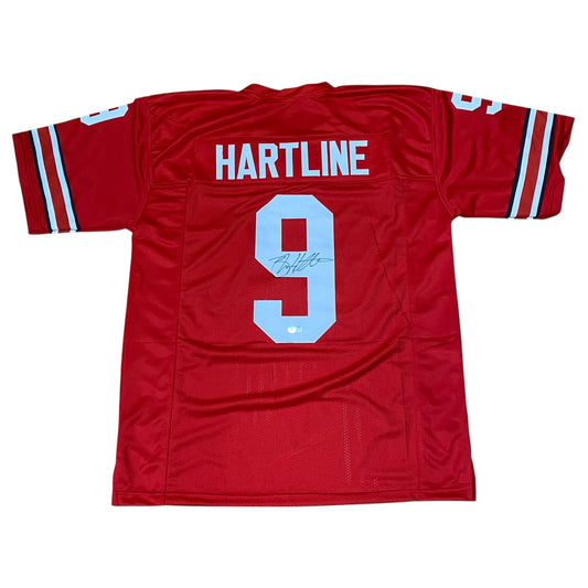 Brian Hartline Signed Red #9 Jersey - Ohio State Buckeyes Receiver