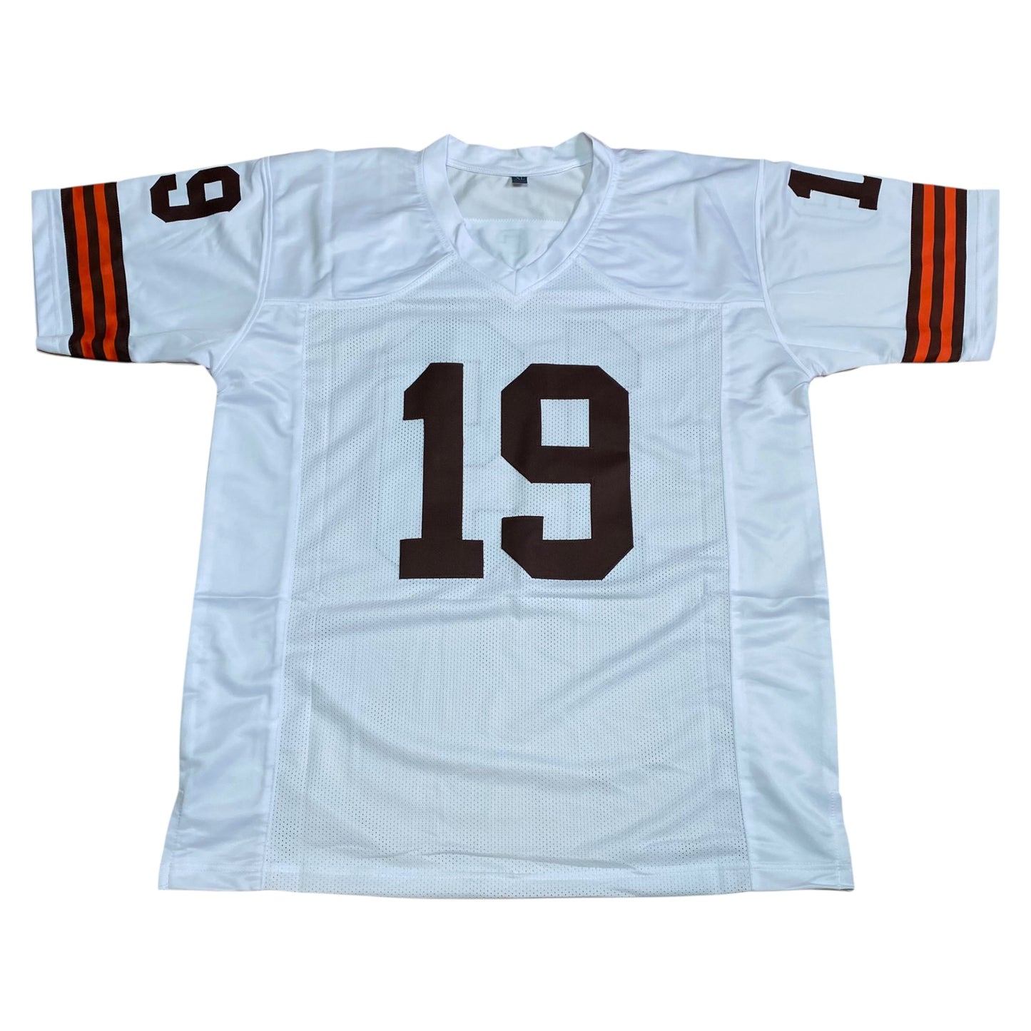 Bernie Kosar signed White #19 Stitched Jersey - Cleveland Browns QB