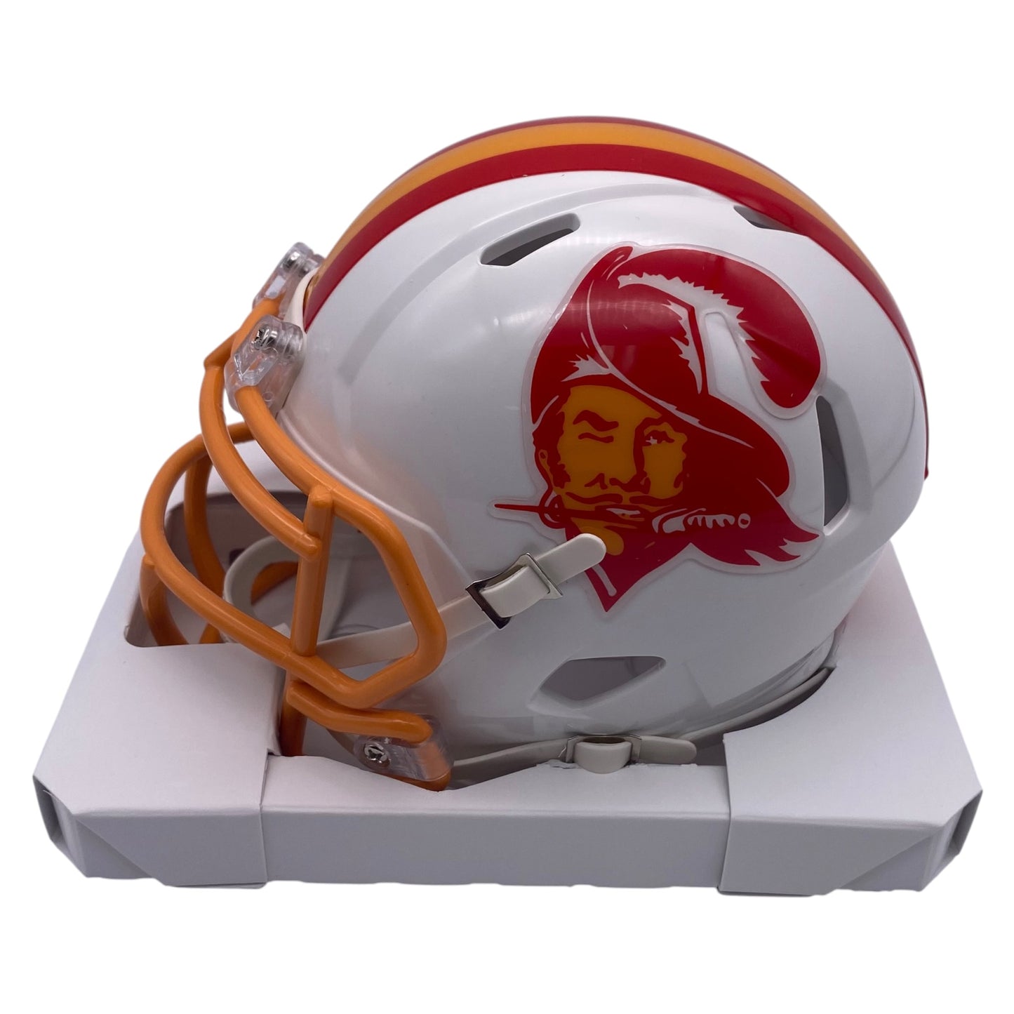 Simeon Rice Signed Tampa Bay Buccaneers Throwback 1976-1996 Speed Mini Helmet
