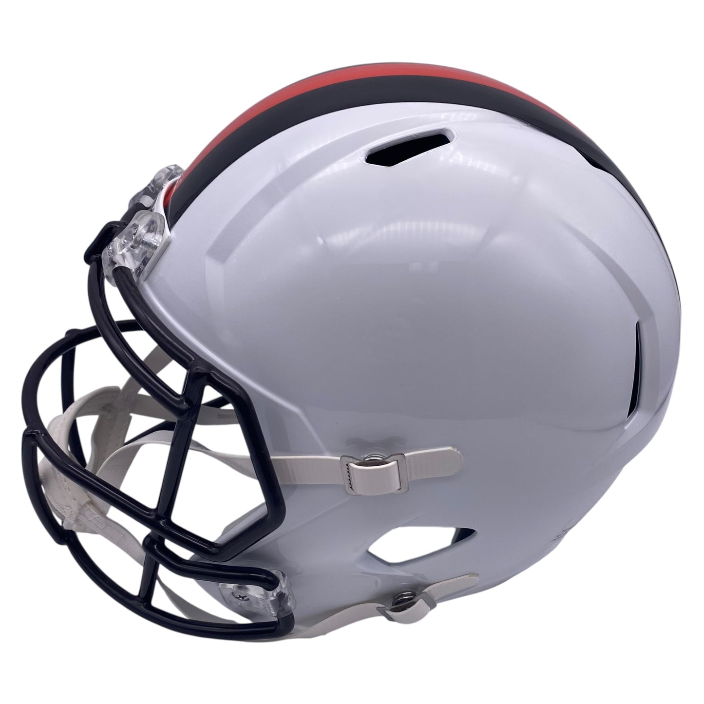 Bernie Kosar signed Cleveland Browns White Alternate Replica Full Size Helmet