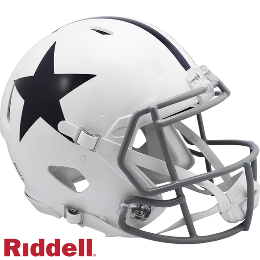Tony Romo Signed Dallas Cowboys Full Size Authentic White Thanksgiving Alternate Speed Football Helmet