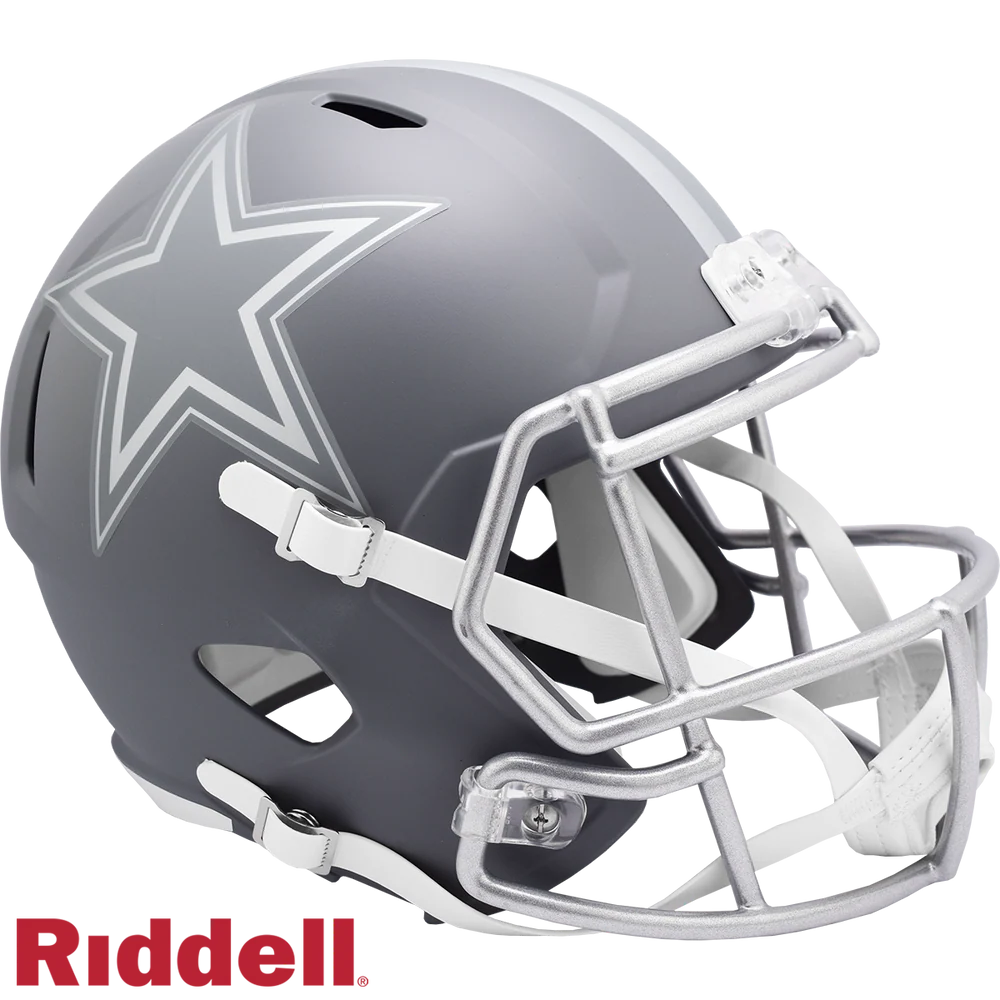 Tony Romo Signed Dallas Cowboys Slate Alternate Full Size Replica Speed Football Helmet