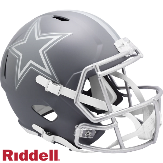 Tony Romo Signed Dallas Cowboys Slate Alternate Full Size Replica Speed Football Helmet