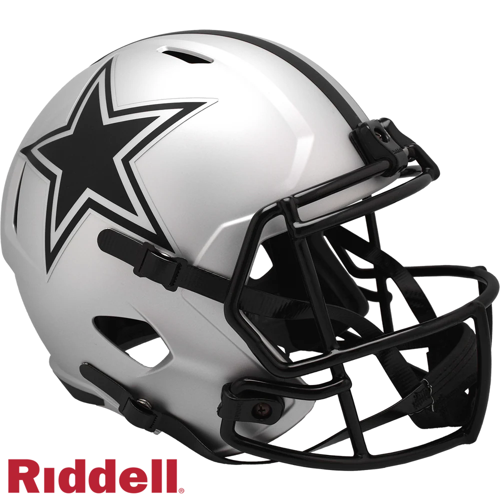 Tony Romo Signed Dallas Cowboys Rave Alternate Full Size Replica Speed Football Helmet