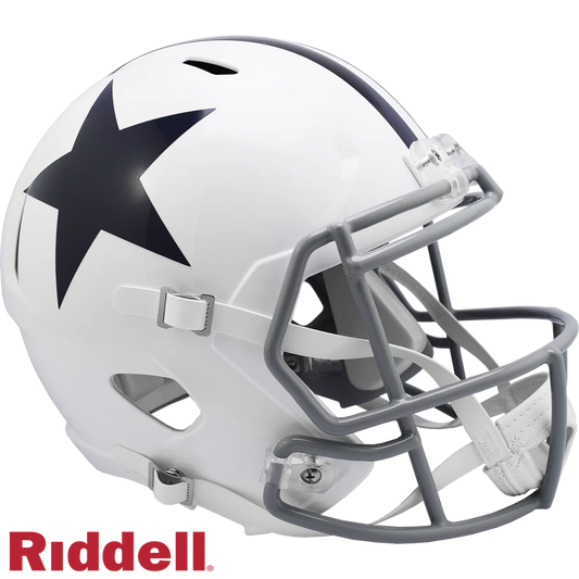 Tony Romo Signed Dallas Cowboys White Alternate Full Size Replica Speed Football Helmet