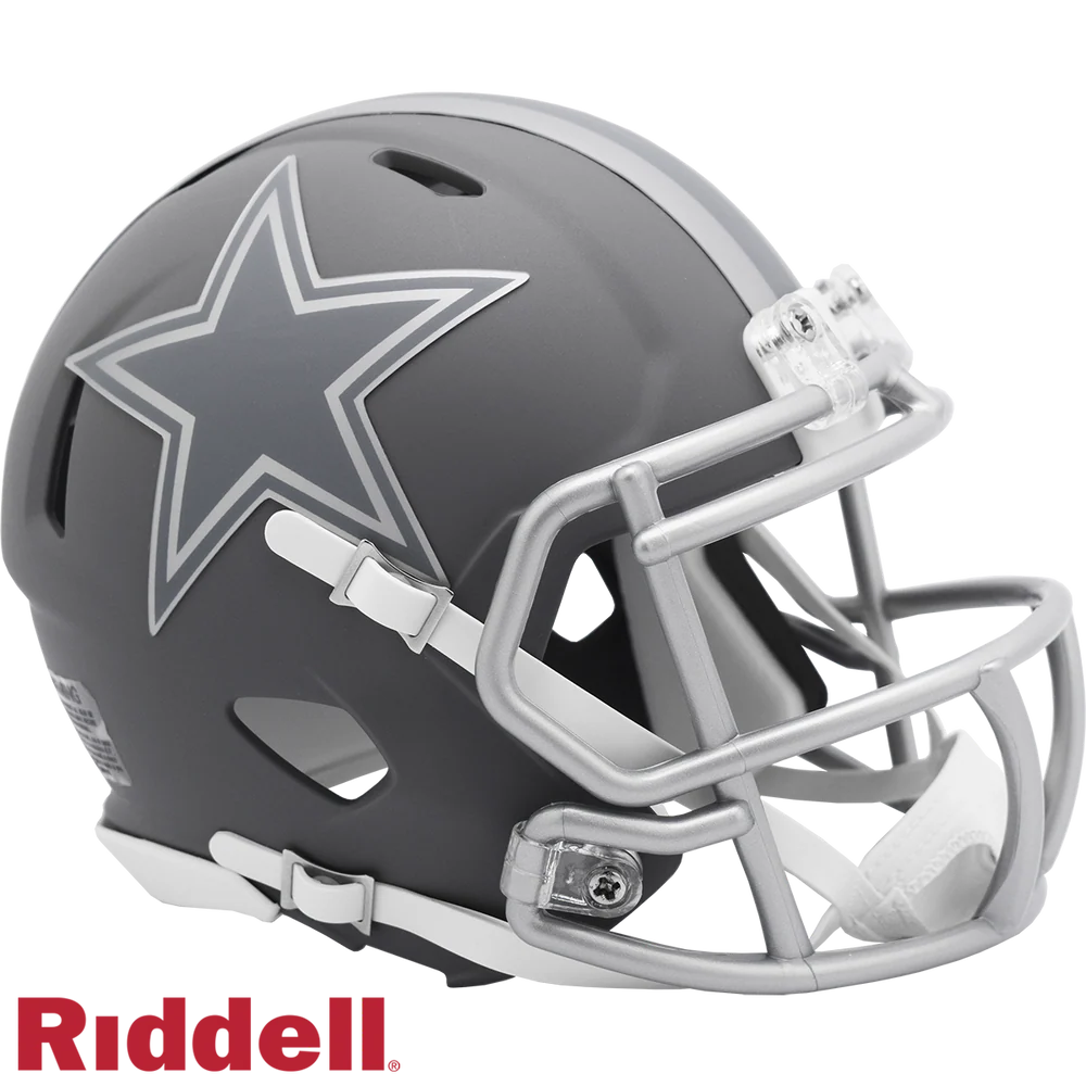 Tony Romo Signed Dallas Cowboys Slate Alternate Mini Speed Football Helmet