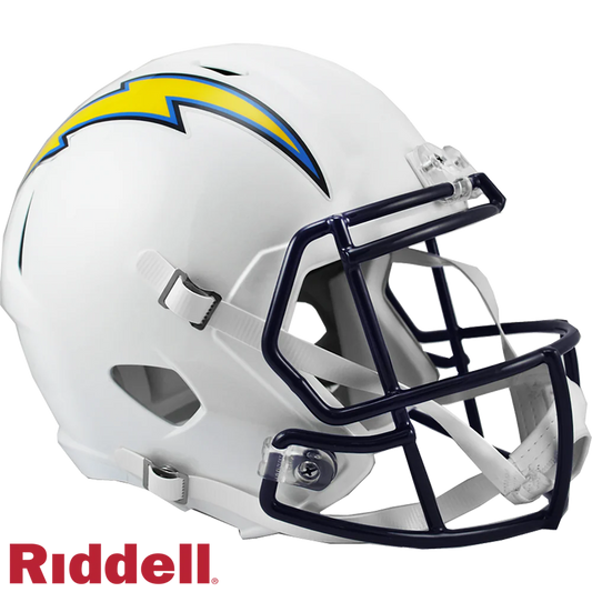 Ladd McConkey Signed Los Angeles Chargers 2007-2018 Alternate Speed Replica Full Size Football Helmet