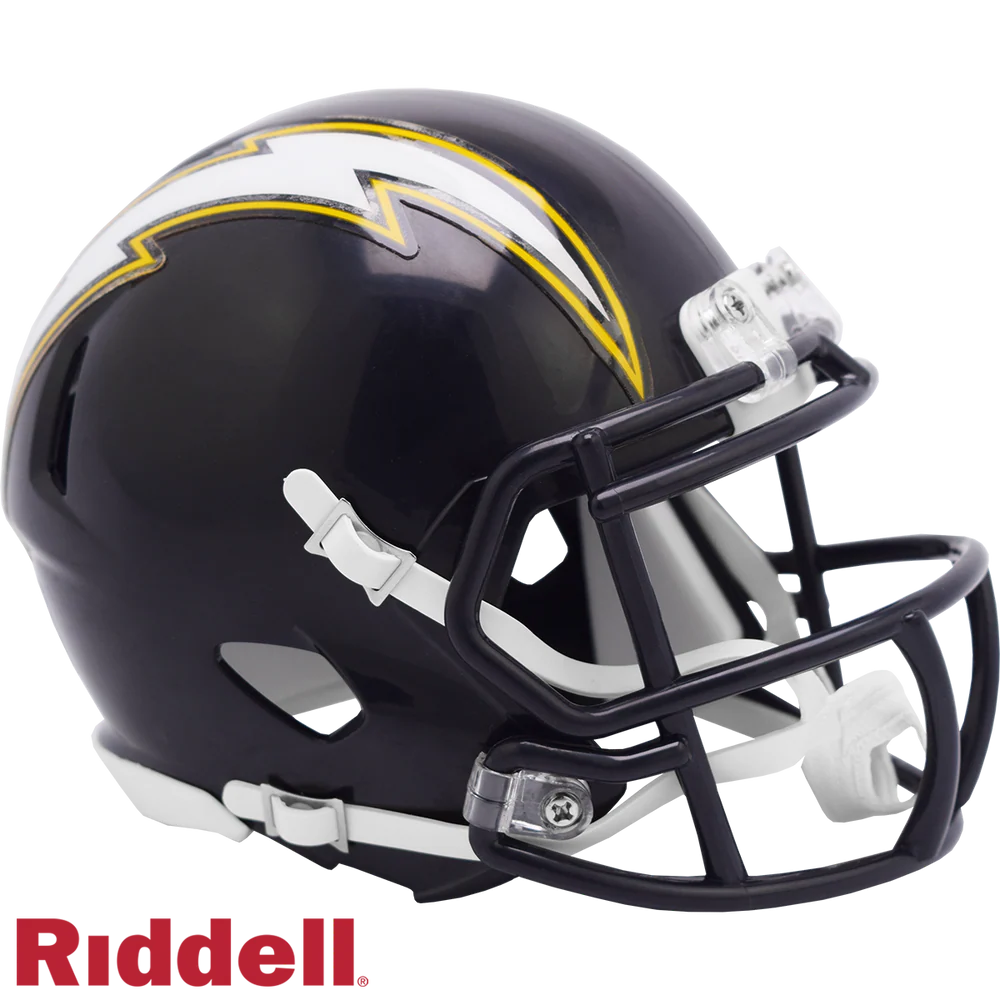 Ladd McConkey Signed Los Angeles Chargers 1988-2006 Alternate Speed Mini Football Helmet