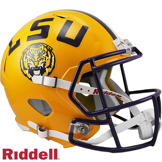 Booger McFarland Signed LSU Tigers Speed Mini Football Helmet