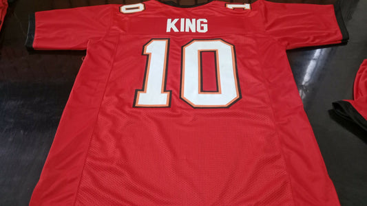 Shaun King Signed Red Stitched #10 Jersey - Tampa Bay Buccaneers QB