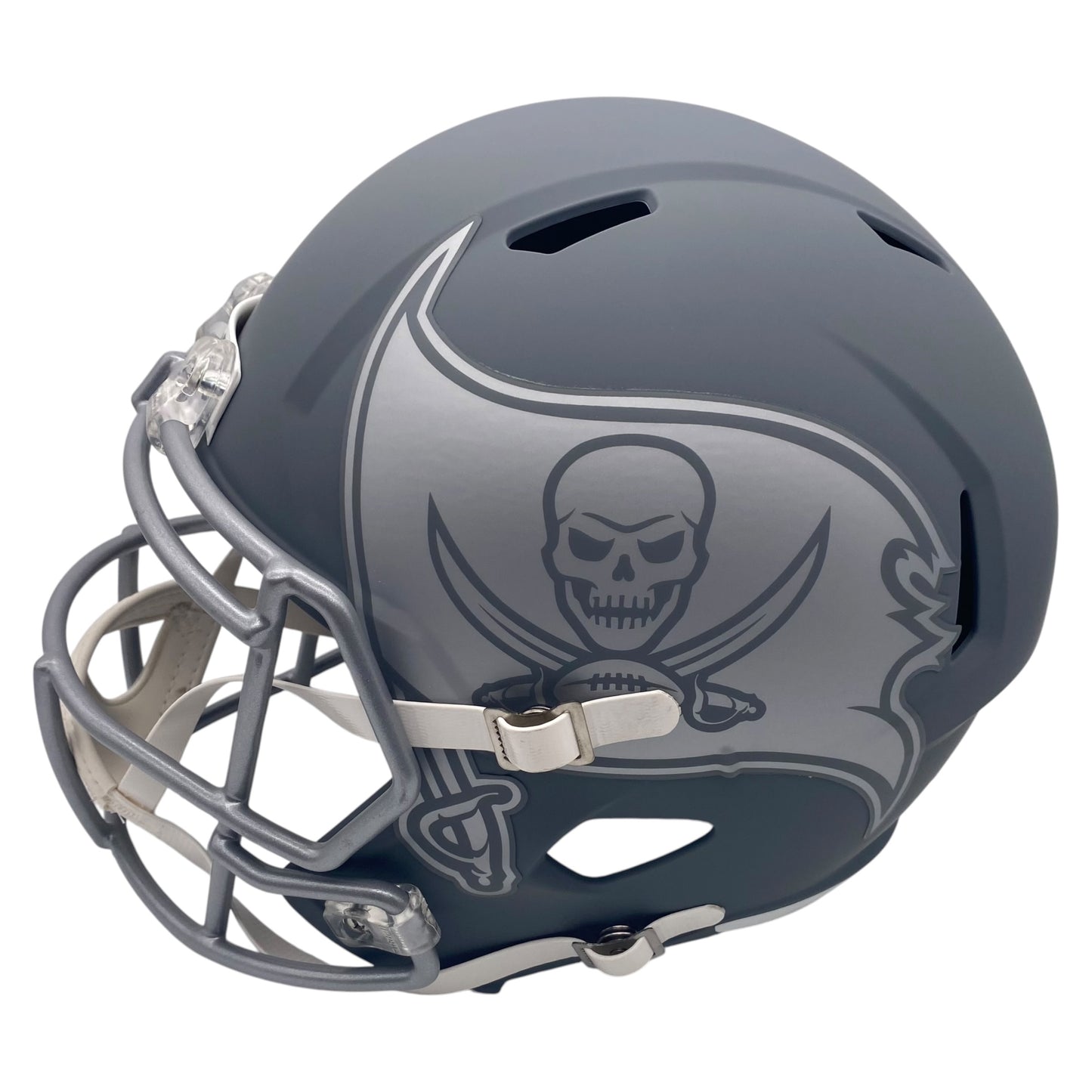 Rob Gronkowski Signed Tampa Bay Buccaneers Slate Alternate Full Size Replica Helmet