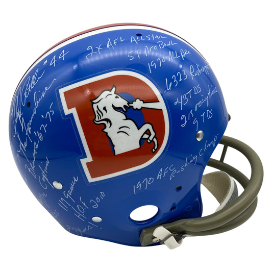 Floyd Little Signed Denver Broncos Full Size Authentic TK Helmet