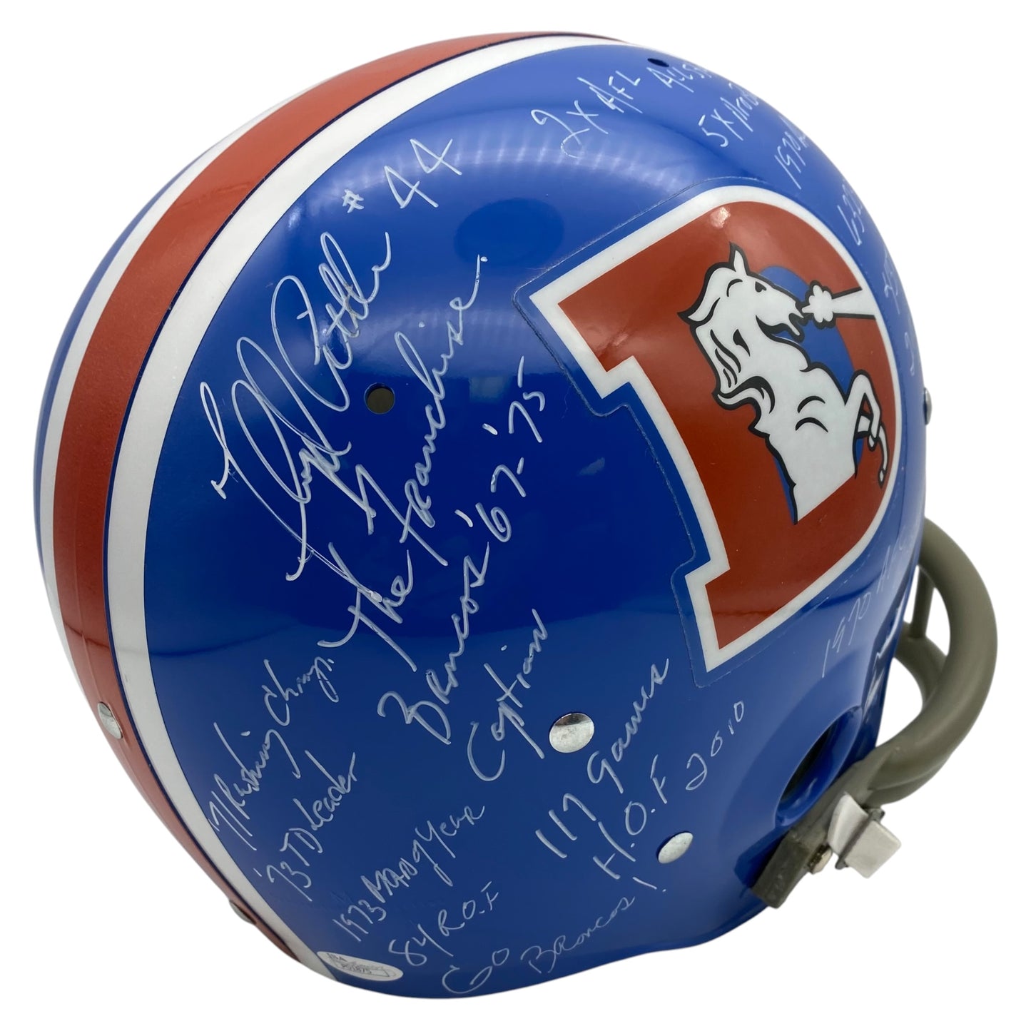 Floyd Little Signed Denver Broncos Full Size Authentic TK Helmet