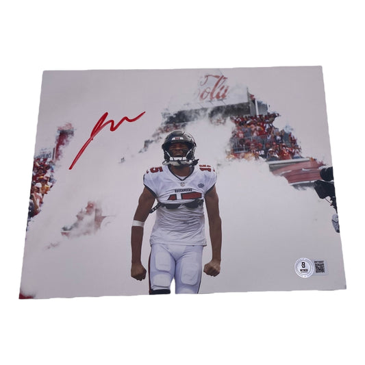 Jalen McMillan Signed Tampa Bay Buccaneers 8x10 Photo